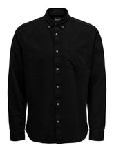 Carregar imagem no visualizador da galeria, Bryce Shirt - Black - Only &amp; Sons - Black 6
