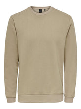 Charger l&#39;image dans la galerie, Classic Sweat Crewneck - Chinchilla - Only &amp; Sons - Khaki 6
