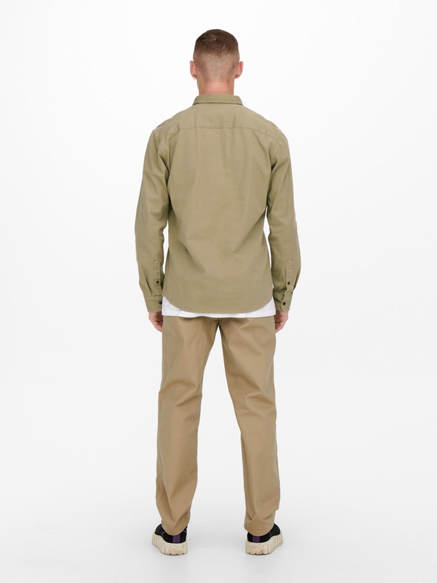 Bryce Shirt - Chinchilla - Only & Sons - Khaki 5