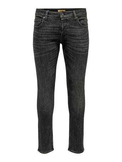 Loom Slim Black Jeans - Black - Only & Sons - Black 6