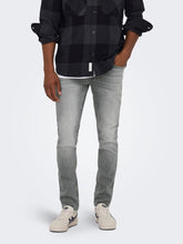 Carica l&#39;immagine nel visualizzatore di Gallery, Loom Slim Grey Jeans - Grey - Only &amp; Sons - Grey
