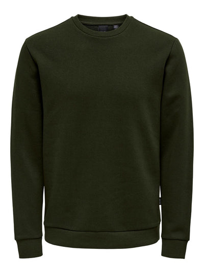 Classic Sweat Crewneck - Rosin - Only & Sons - Green