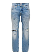 Charger l&#39;image dans la galerie, Edge Loose Jeans - Light Blue Denim - Only &amp; Sons - Blue 5
