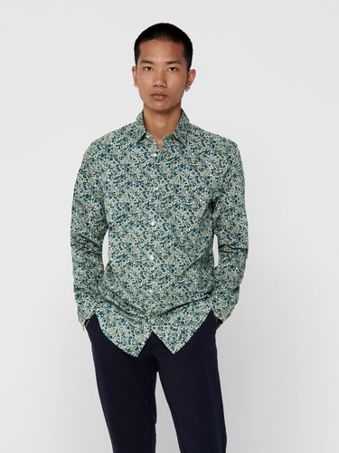 Sander Shirt - Trellis - Only & Sons - Green