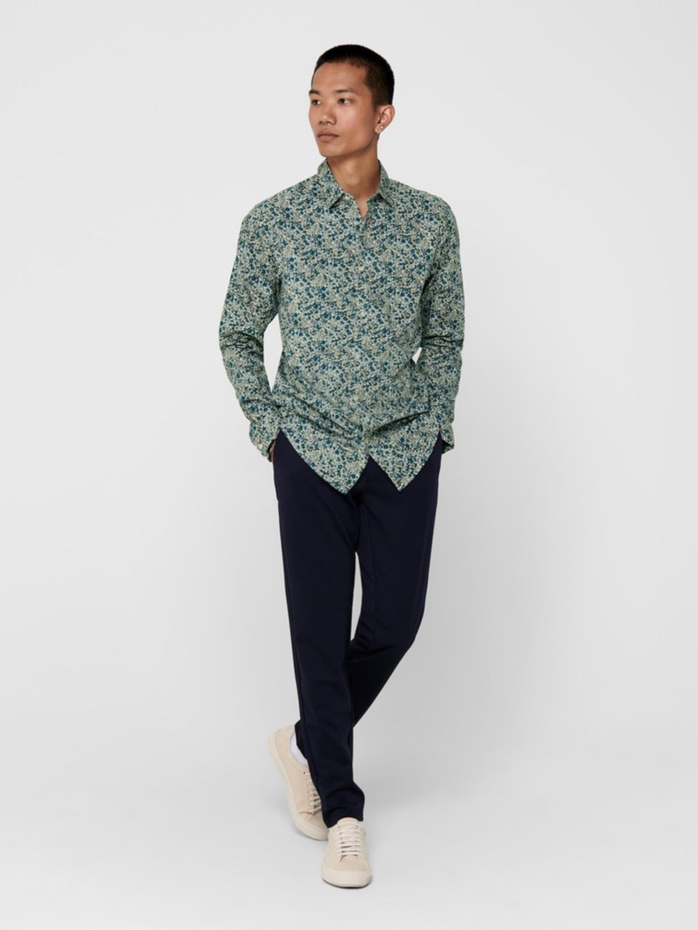 Sander Shirt - Trellis - Only & Sons - Green 3