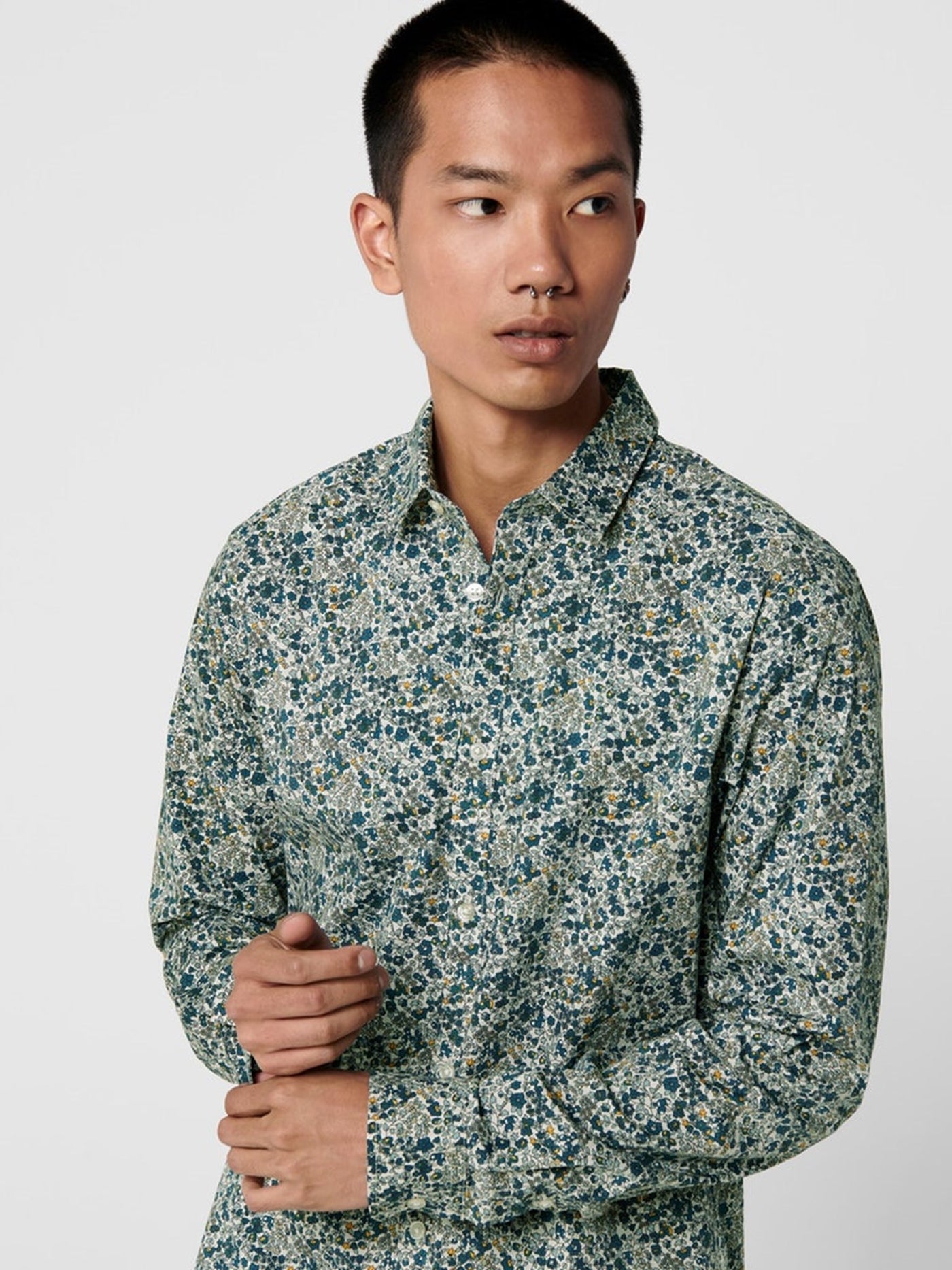 Sander Shirt - Trellis - Only & Sons - Green 2