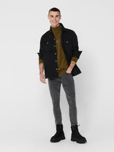 Load image into Gallery viewer, Ilvio Twill Overshirt - Black - Only &amp; Sons - Black 2
