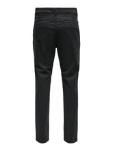 Load image into Gallery viewer, Will Life Regular Chino Pants - Black - Only &amp; Sons - Black 6
