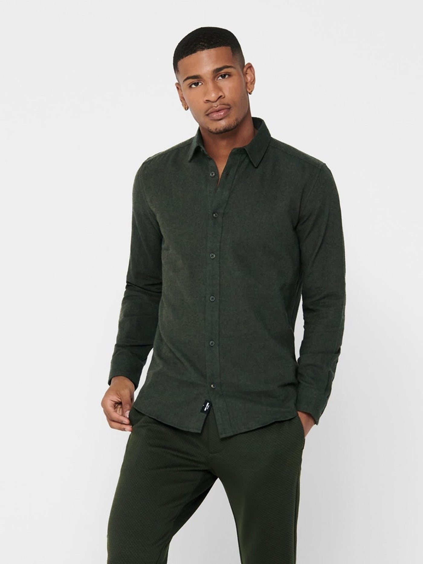 Brad Shirt - Deep Depths - Only & Sons - Green