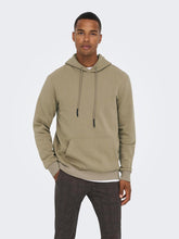 Load image into Gallery viewer, Classic Sweat Hoodie - Chinchilla - Only &amp; Sons - Khaki 3
