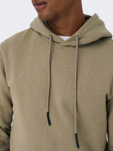 Load image into Gallery viewer, Classic Sweat Hoodie - Chinchilla - Only &amp; Sons - Khaki 2
