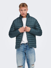 Load image into Gallery viewer, Piet Quilted Jacket - Dark Slate - Only &amp; Sons - Green
