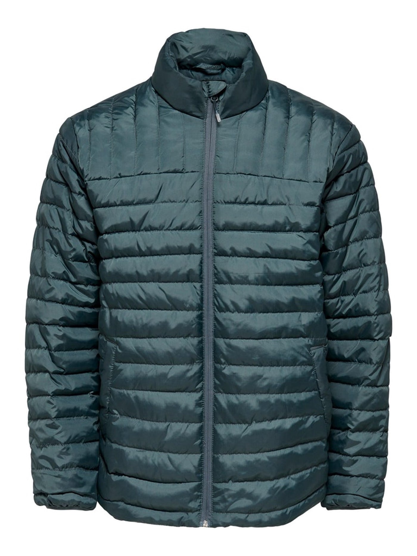 Piet Quilted Jacket - Dark Slate - Only & Sons - Green 5