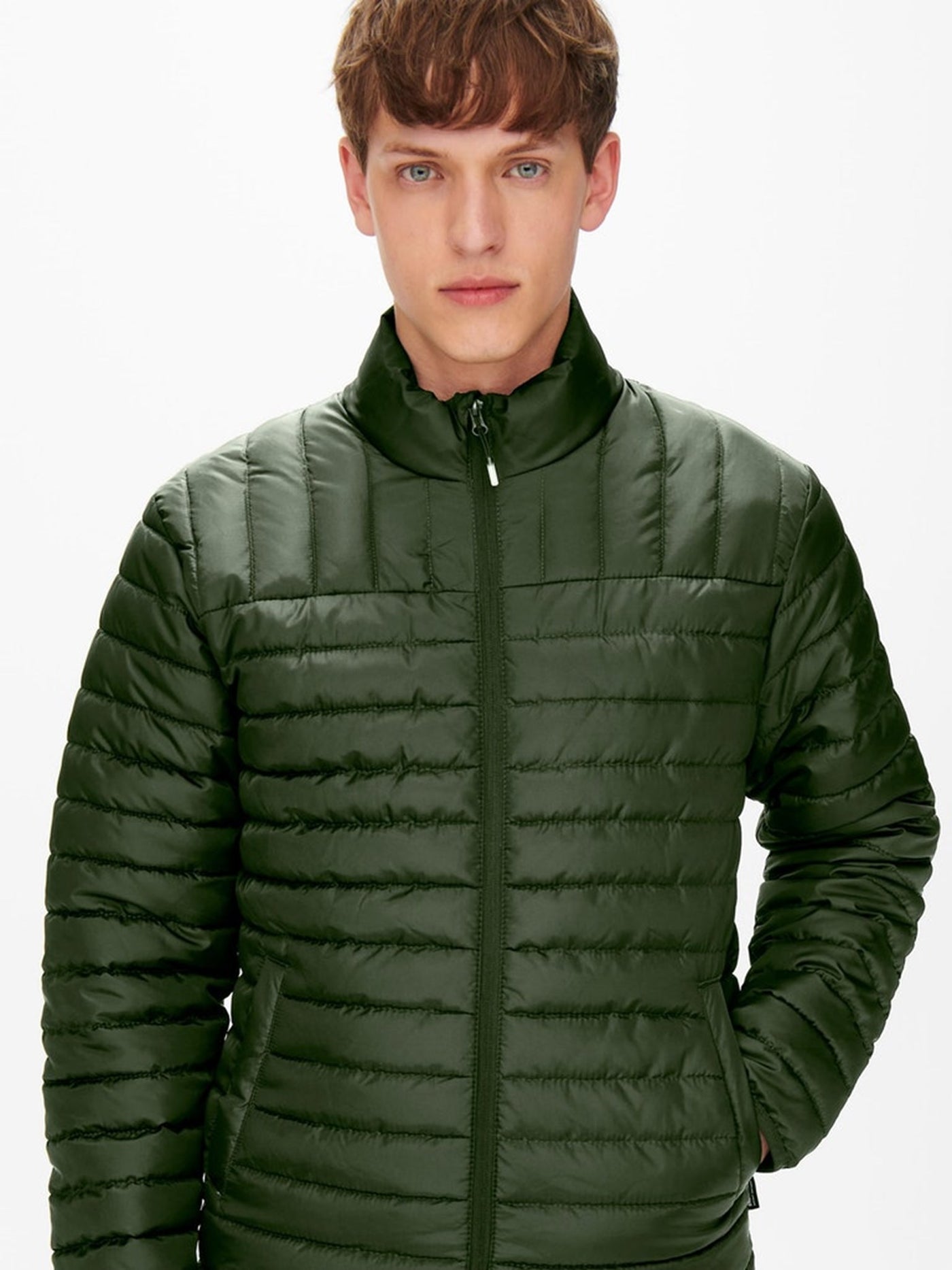 Piet Quilted Jacket - Rosin - Only & Sons - Green 4