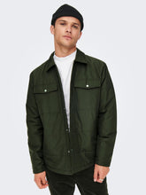 Load image into Gallery viewer, Lewis Life Quilted Jacket - Rosin - Only &amp; Sons - Green 3
