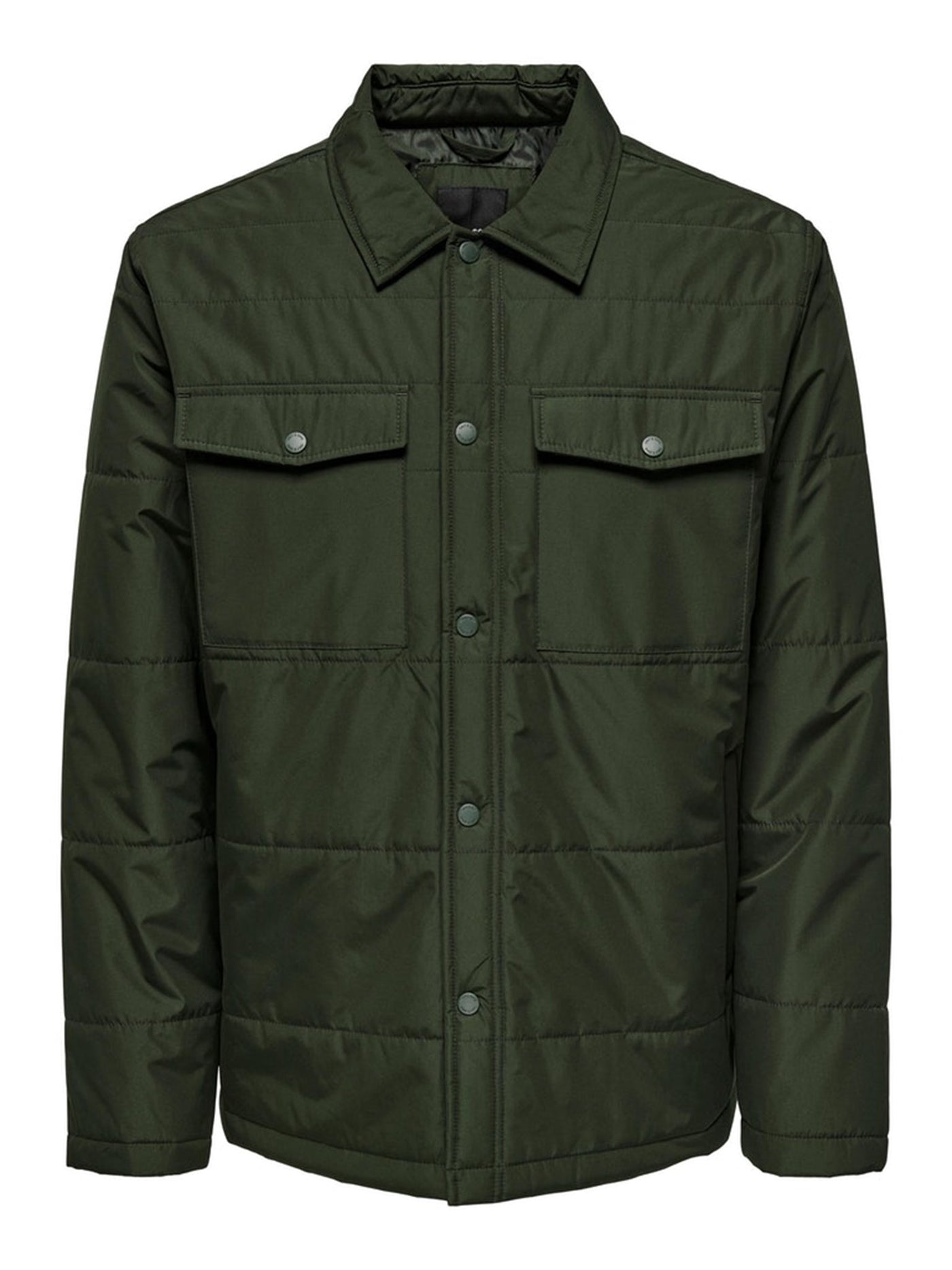 Lewis Life Quilted Jacket - Rosin - Only & Sons - Green 2