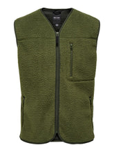 Cargar imagen en el visor de la galería, Houston Fleece West - Olive Night - Only &amp; Sons - Green 3
