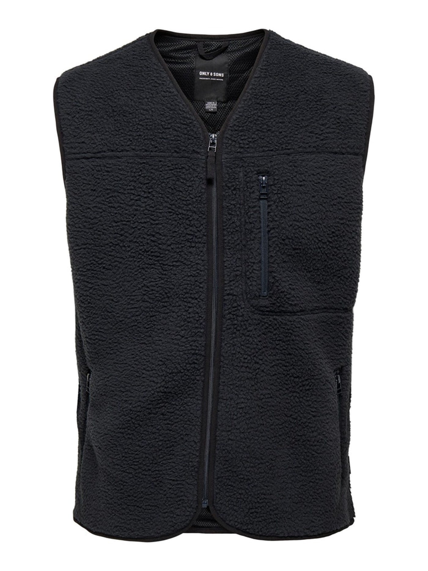 Houston Fleece West - Dark Navy - Only & Sons - Blue 3