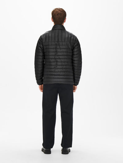 Piet Quilted Jacket - Black - Only & Sons - Black 5