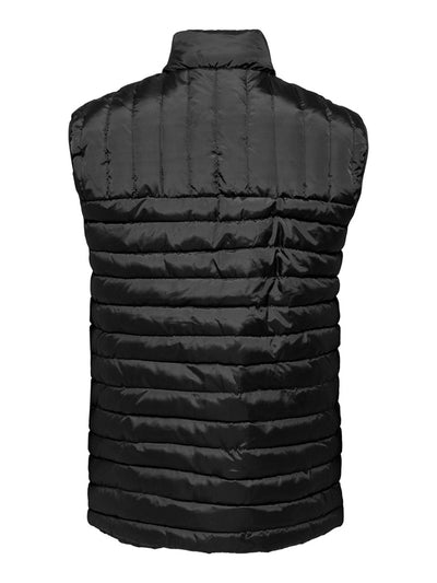 Piet Quilted Vest - Black - Only & Sons - Black 7