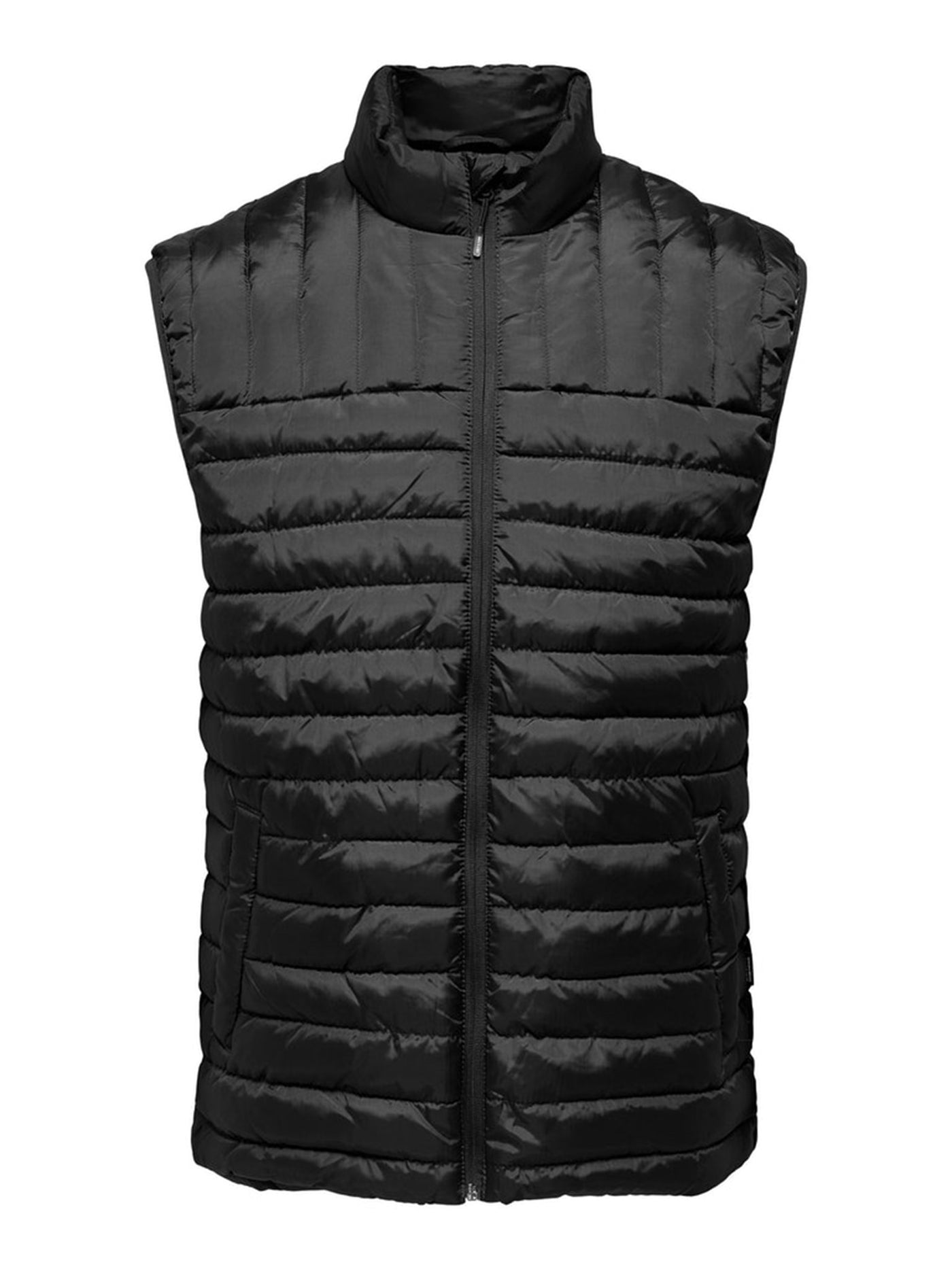 Piet Quilted Vest - Black - Only & Sons - Black 6