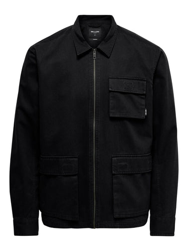 Eddie Jacket - Black - Only & Sons - Black