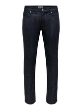 Charger l&#39;image dans la galerie, Loom Slim Raw Jeans - Blue Denim - Only &amp; Sons - Blue 5
