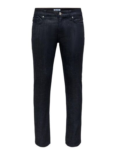 Loom Slim Raw Jeans - Blue Denim - Only & Sons - Blue 5