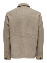 Load image into Gallery viewer, Jax Overshirt Jacket - Chinchilla - Only &amp; Sons - Khaki 6
