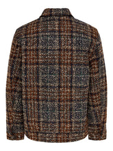 Load image into Gallery viewer, Loop Check Jacket - Chinchilla - Only &amp; Sons - Brown 2
