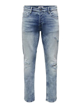 Carica l&#39;immagine nel visualizzatore di Gallery, Weft Reg Blue Jeans - Blue Denim - Only &amp; Sons - Blue
