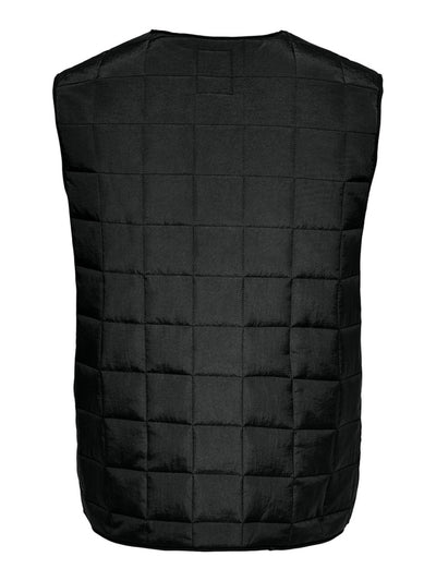 Anker Quilted Vest - Black - Only & Sons - Black 2