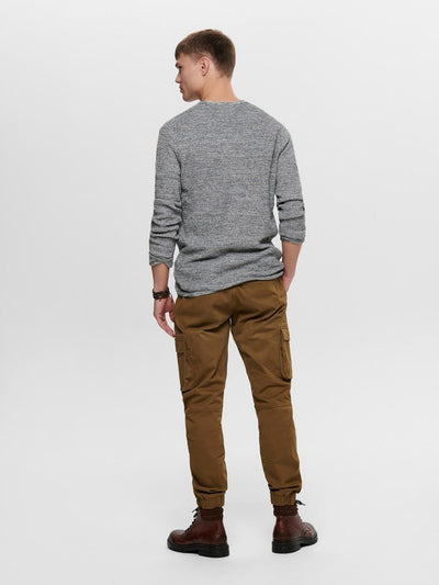 Wictor Structure Crew - Cloud Dancer - Only & Sons - Grey 4