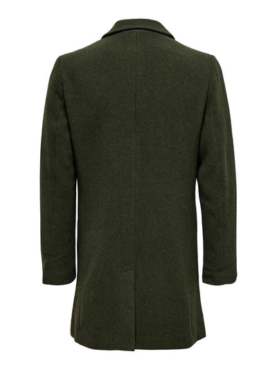 Jaylon Wool Coat - Rosin - Only & Sons - Green 8