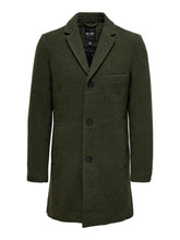 Load image into Gallery viewer, Jaylon Wool Coat - Rosin - Only &amp; Sons - Green 7
