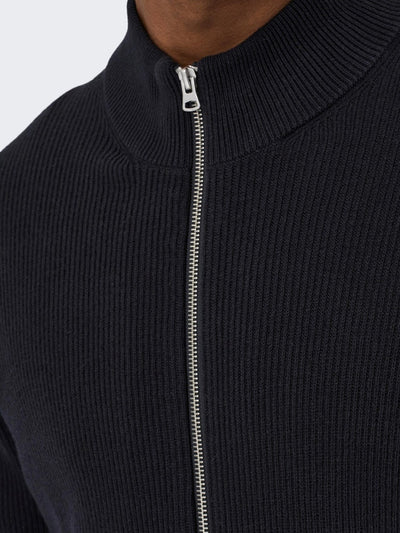 Phil Knit Cardigan - Dark Navy - Only & Sons - Blue 2