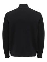 Load image into Gallery viewer, Phil Knit Cardigan - Blacl - Only &amp; Sons - Black 7
