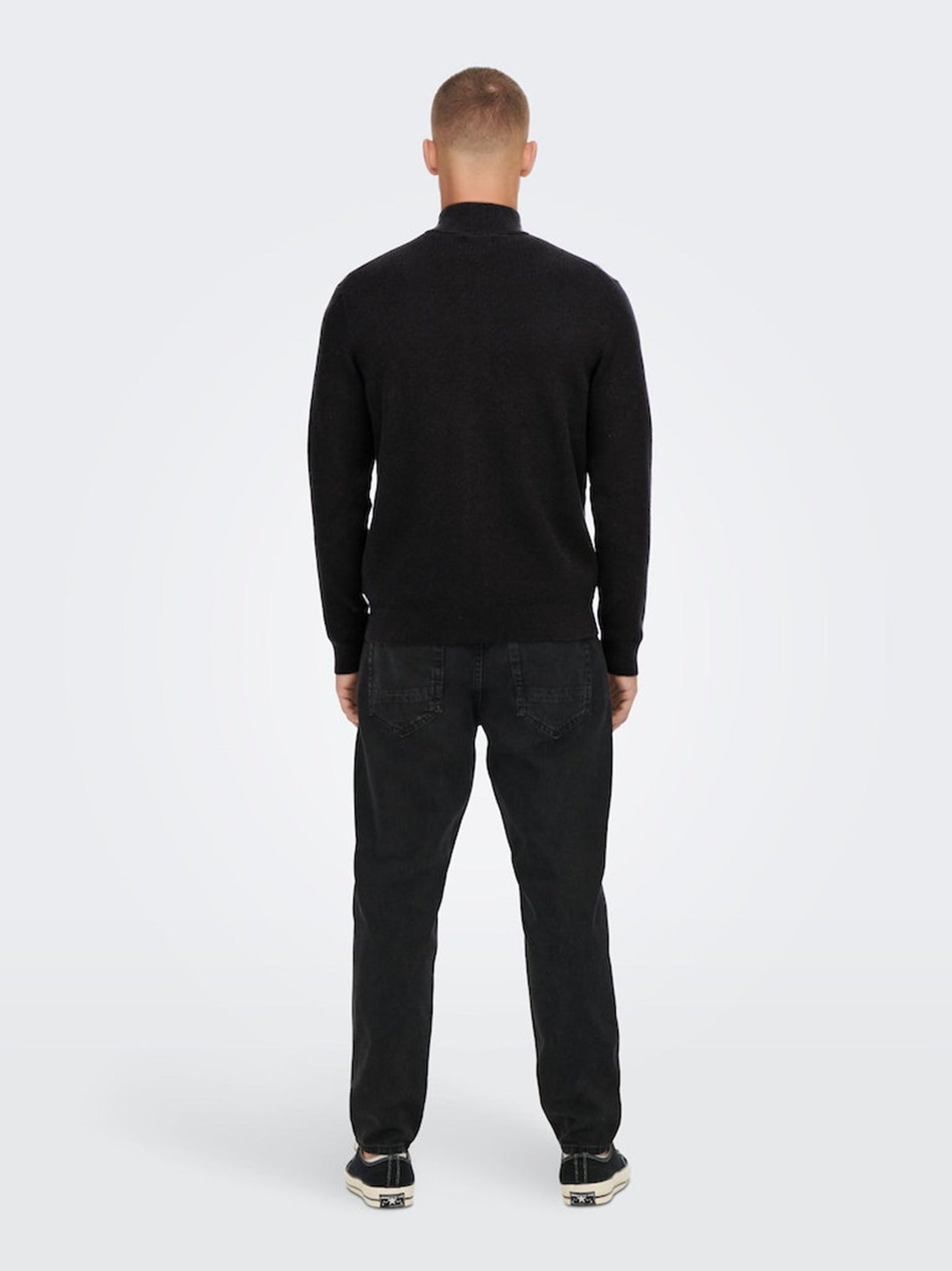 Phil Knit Cardigan - Blacl - Only & Sons - Black 5