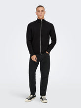 Load image into Gallery viewer, Phil Knit Cardigan - Blacl - Only &amp; Sons - Black 4
