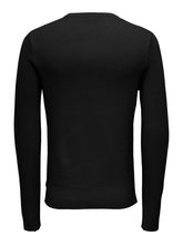 Load image into Gallery viewer, Phil Knit Pullover - Black - Only &amp; Sons - Black 7
