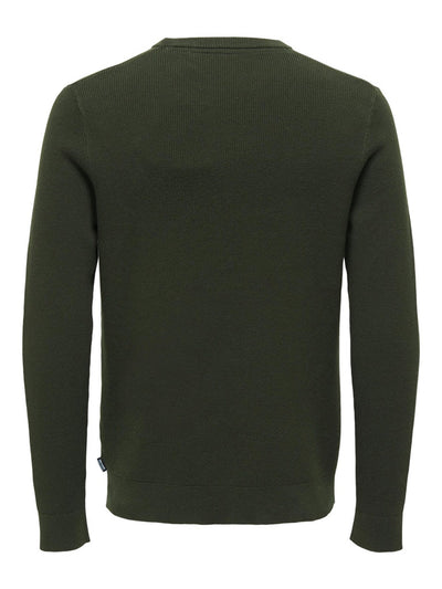 Phil Knit Pullover - Rosin - Only & Sons - Green 2