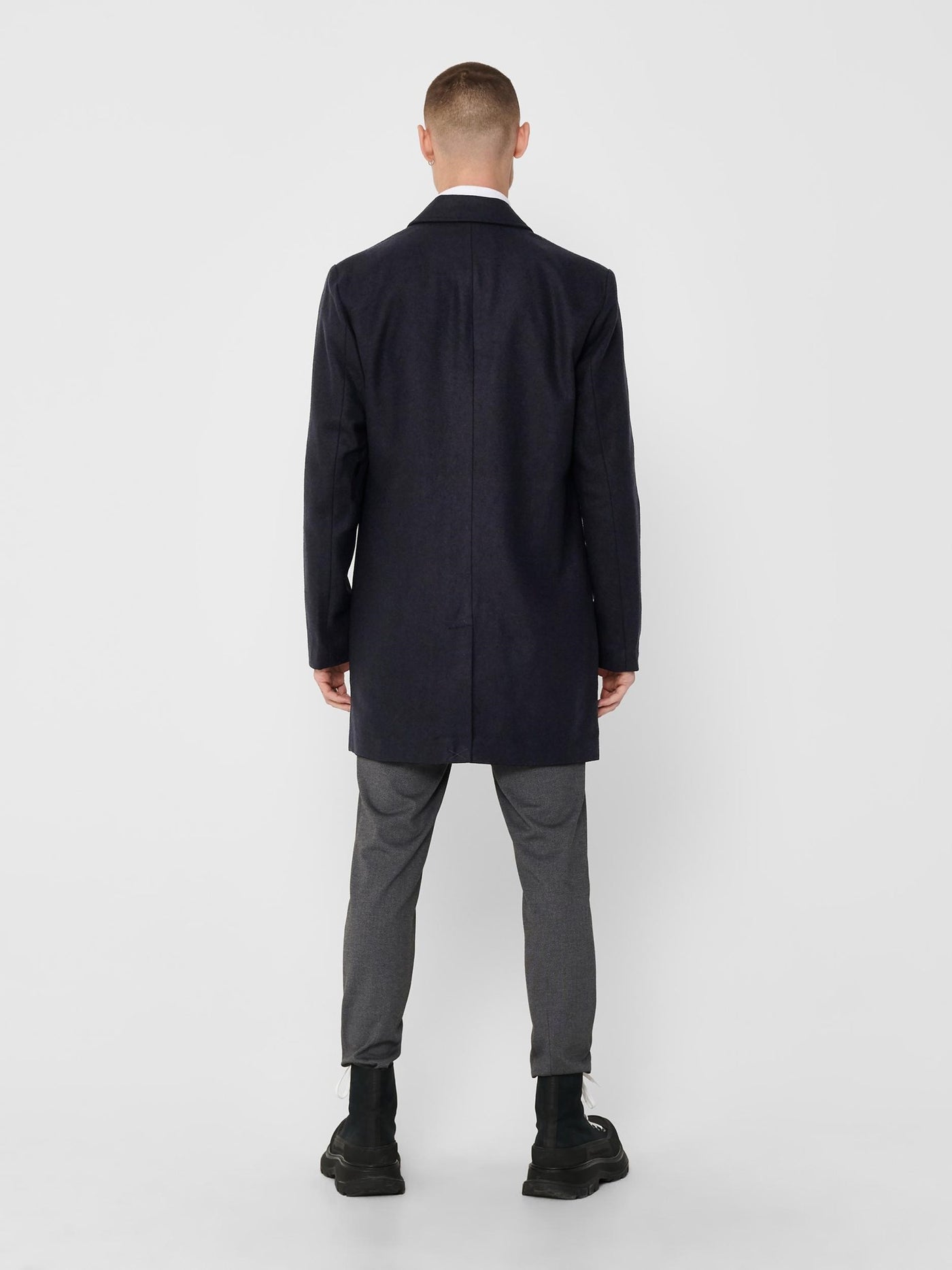 Maximillian Coat - Navy - Only & Sons - Blue 3