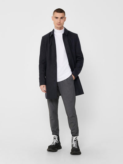 Maximillian Coat - Navy - Only & Sons - Blue 2