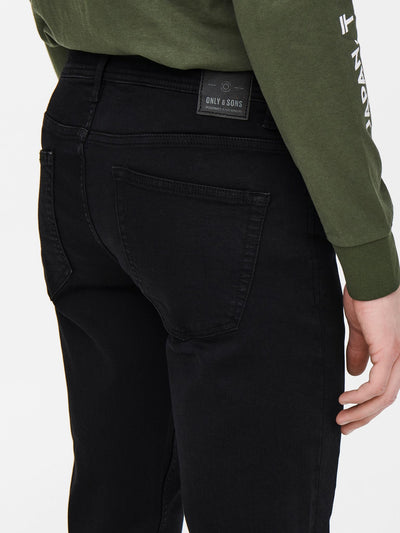 Loom Slim Jog Pants - Black - Only & Sons - Black 5