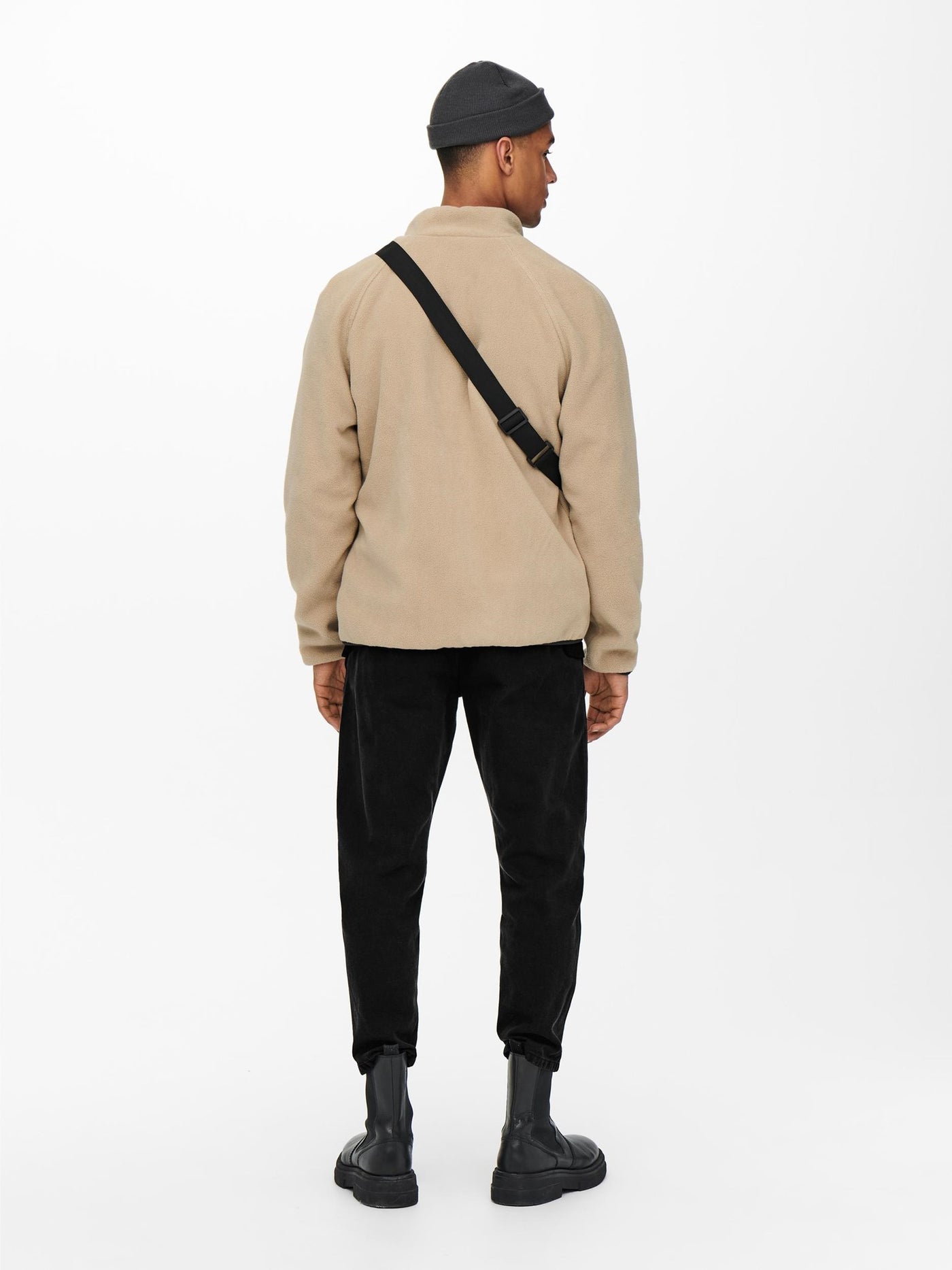 Avi Beam Chino Twill Pants - Black - Only & Sons - Black 4