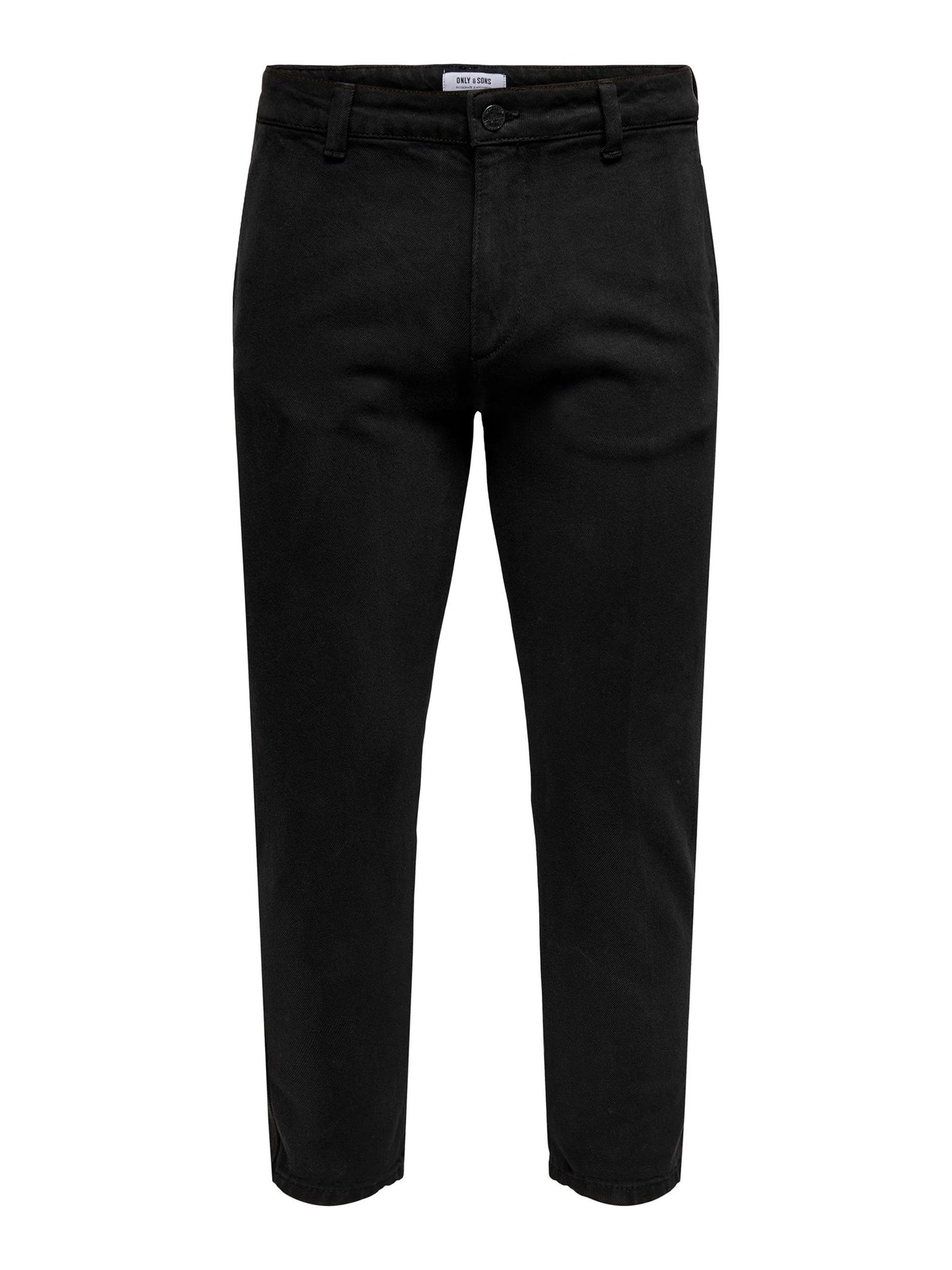 Avi Beam Chino Twill Pants - Black - Only & Sons - Black 2