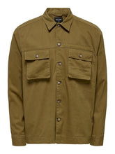 Load image into Gallery viewer, Ilvio Twill Overshirt - Kangaroo - Only &amp; Sons - Brown
