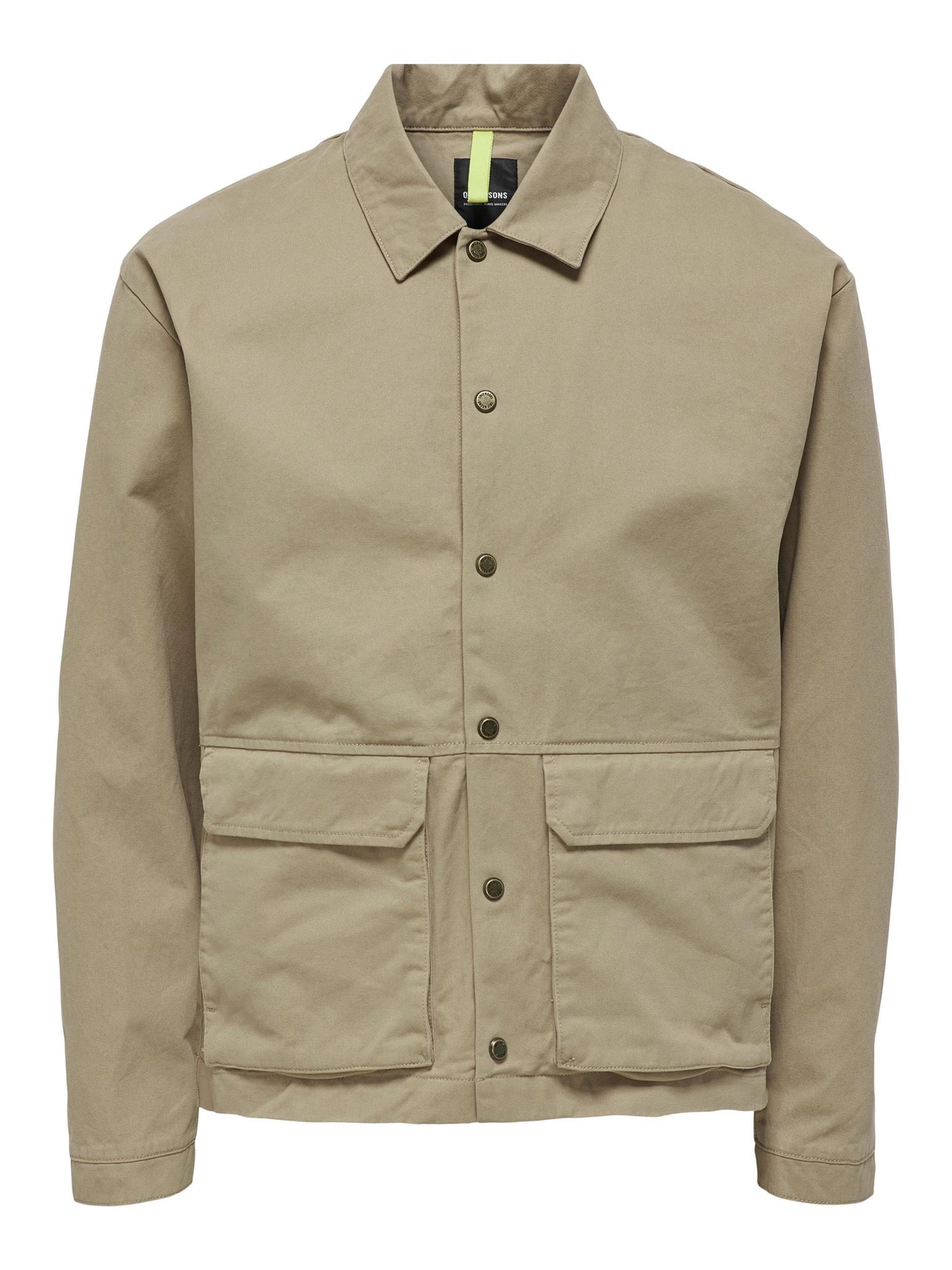 Leo Jackson Jacket - Chinchilla - Only & Sons - Khaki