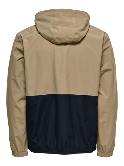 Freddy Technical Hood Jacket - Chinchilla - Only & Sons - Khaki 7