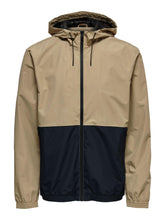 Load image into Gallery viewer, Freddy Technical Hood Jacket - Chinchilla - Only &amp; Sons - Khaki 3
